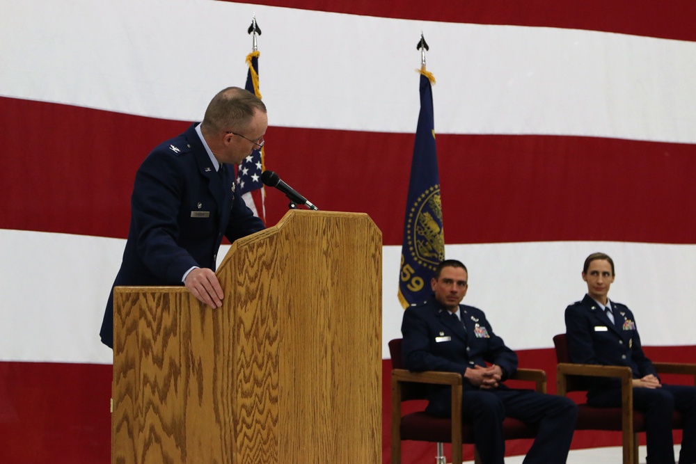 173rd Aicraft Maintenance Squadron Change of Command