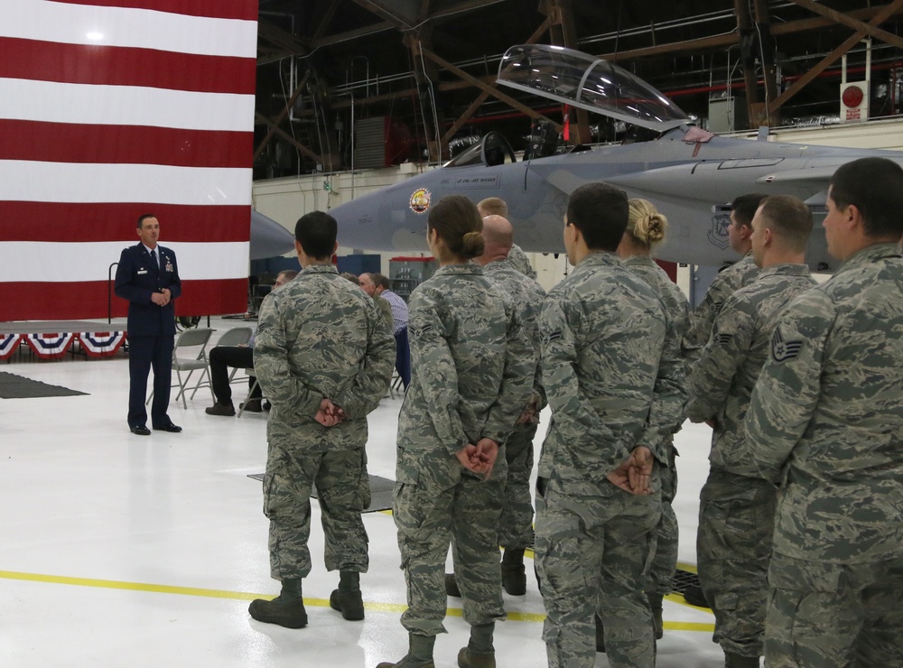 173rd Aicraft Maintenance Squadron Change of Command