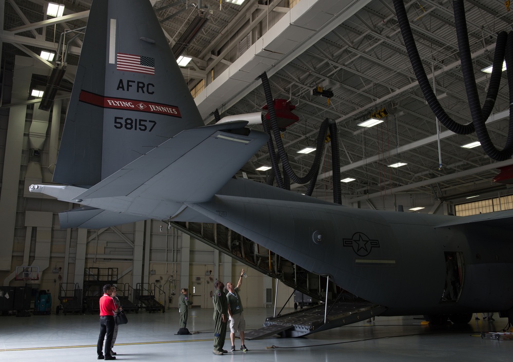 Employers from across nation tour 403rd Wing, Keesler