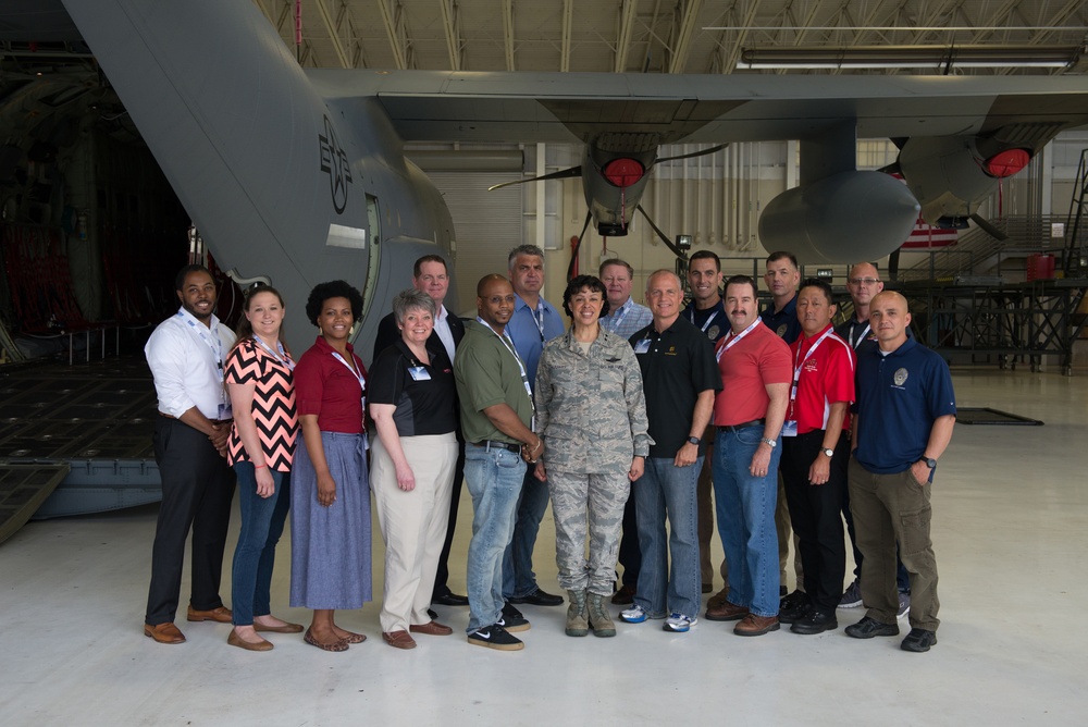 Employers from across nation tour 403rd Wing, Keesler