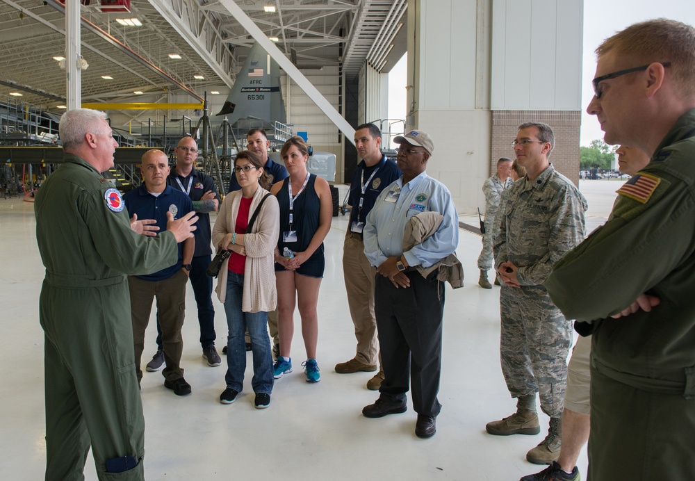 Employers from across nation tour 403rd Wing, Keesler