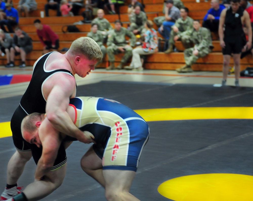 Joint Service Wrestling with Fort Bragg Morale, Welfare and Recreation