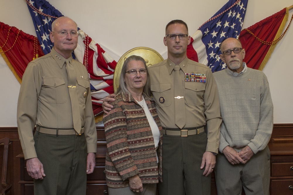 Lt. Col. Kinsey promotion ceremony