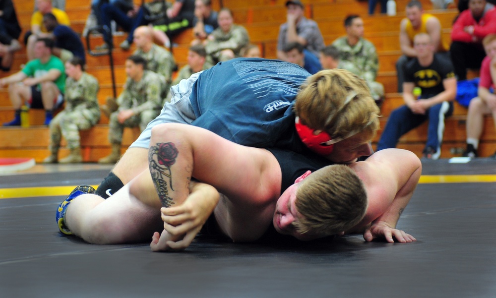 Joint Service Wrestling with Fort Bragg Morale, Welfare and Recreation
