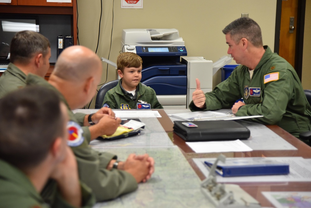 Alabama boy becomes first 403rd Wing Pilot for a Day