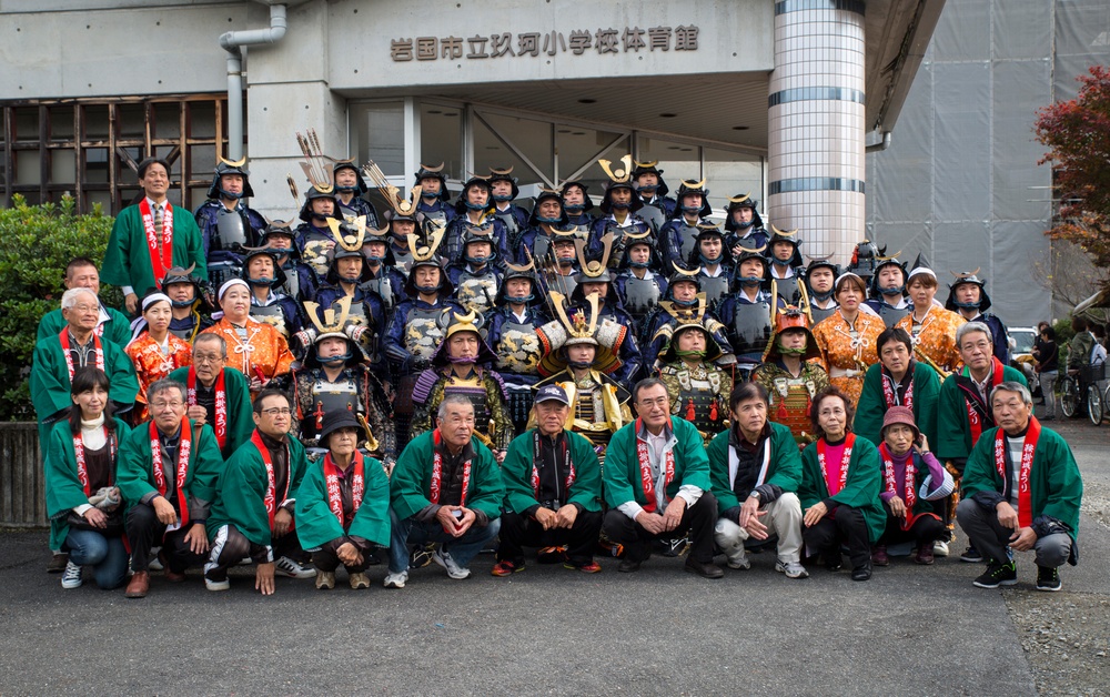 Marines commemorate historic Japanese samurai