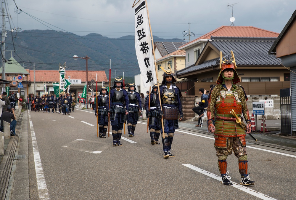 Marines commemorate historic Japanese samurai