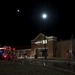 Dyess, Abilene Firefighters battle Commissary fire