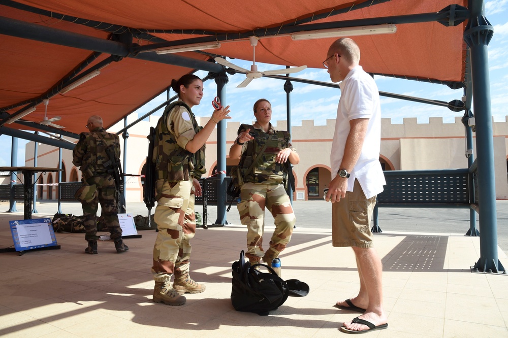 The French host a NEO exercise with CJTF-HOA members and international partners in Djibouti The French host a NEO exercise with CJTF-HOA members and international partners in Djibouti