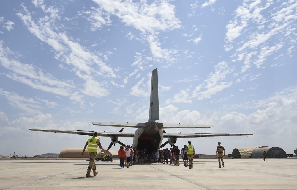 The French host a NEO exercise with CJTF-HOA members and international partners in Djibouti The French host a NEO exercise with CJTF-HOA members and international partners in Djibouti