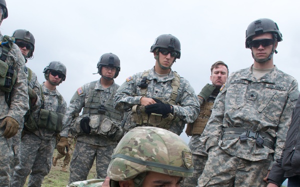 Weapons training