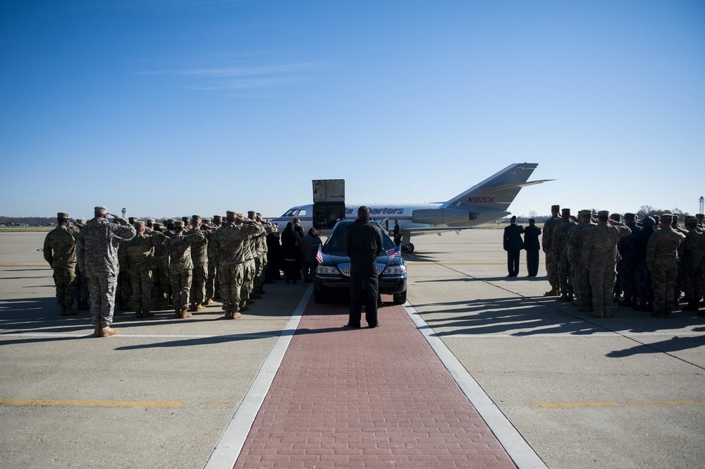 Scott AFB honors Pfc. Tyler Iubelt