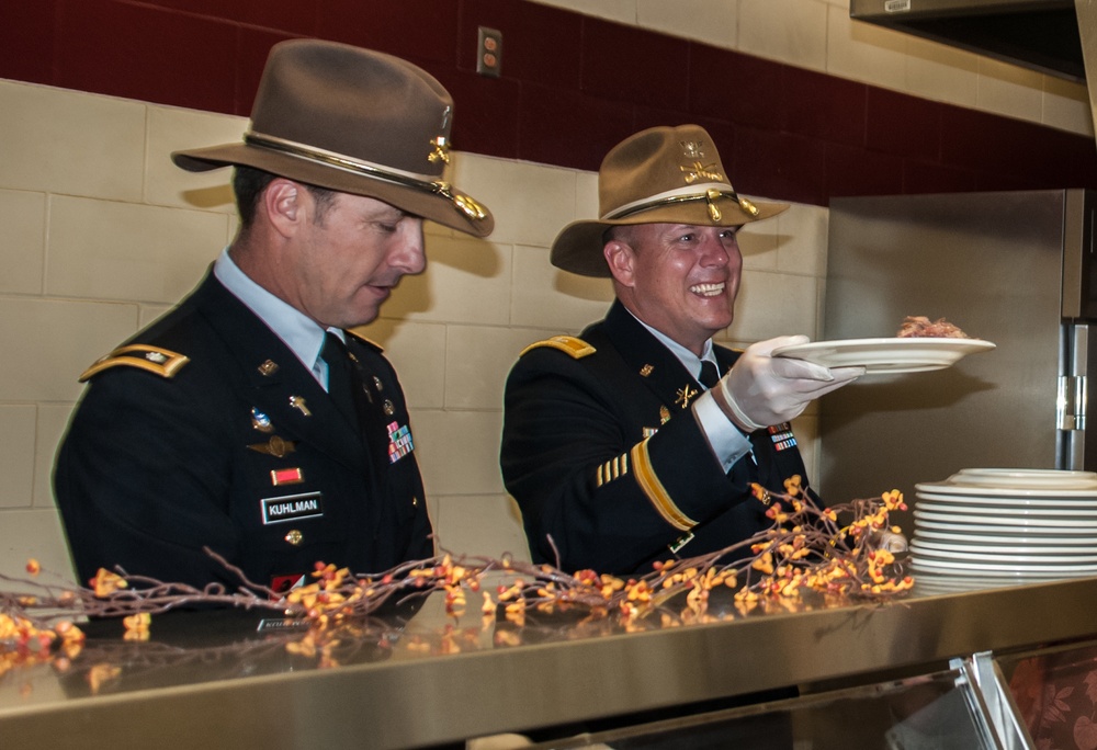 The National Training Center's Thanksgiving Meal