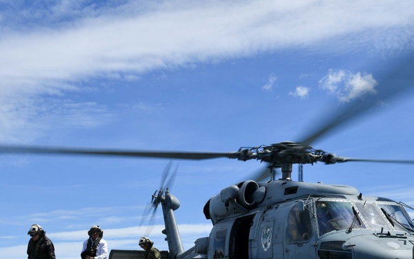 SECNAV Visits USS Sampson In Wellington, NZ