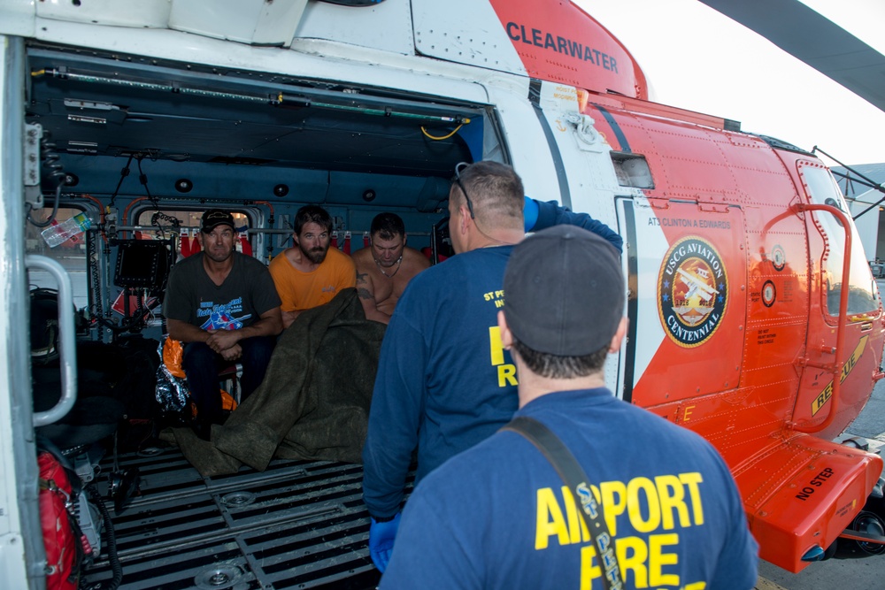 Coast Guard Air Station Clearwater rescues 3