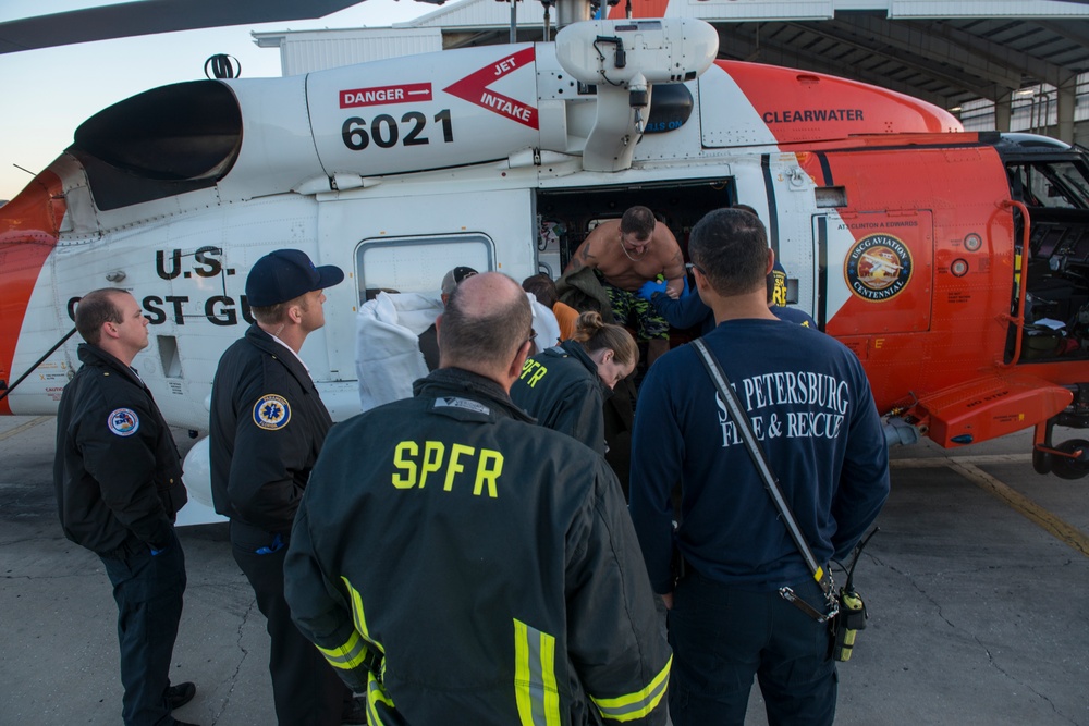 Coast Guard Air Station Clearwater rescues 3