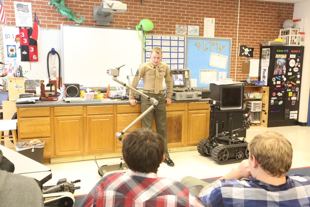EOD builds creativity with school robotics team