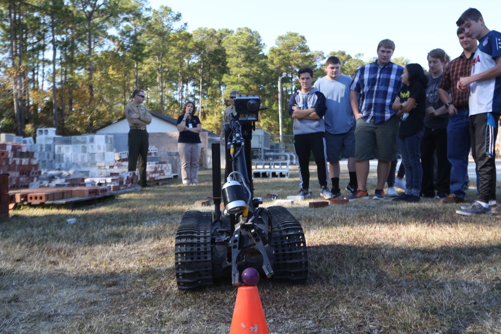 EOD builds creativity with school robotics team