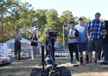 EOD builds creativity with school robotics team
