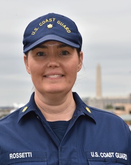 Coast Guard Lieutenant Commander Rossetti supports the 58th Presidential Inauguration