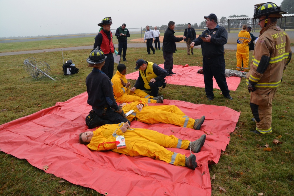 Fort Lee, local partners practice emergency procedures