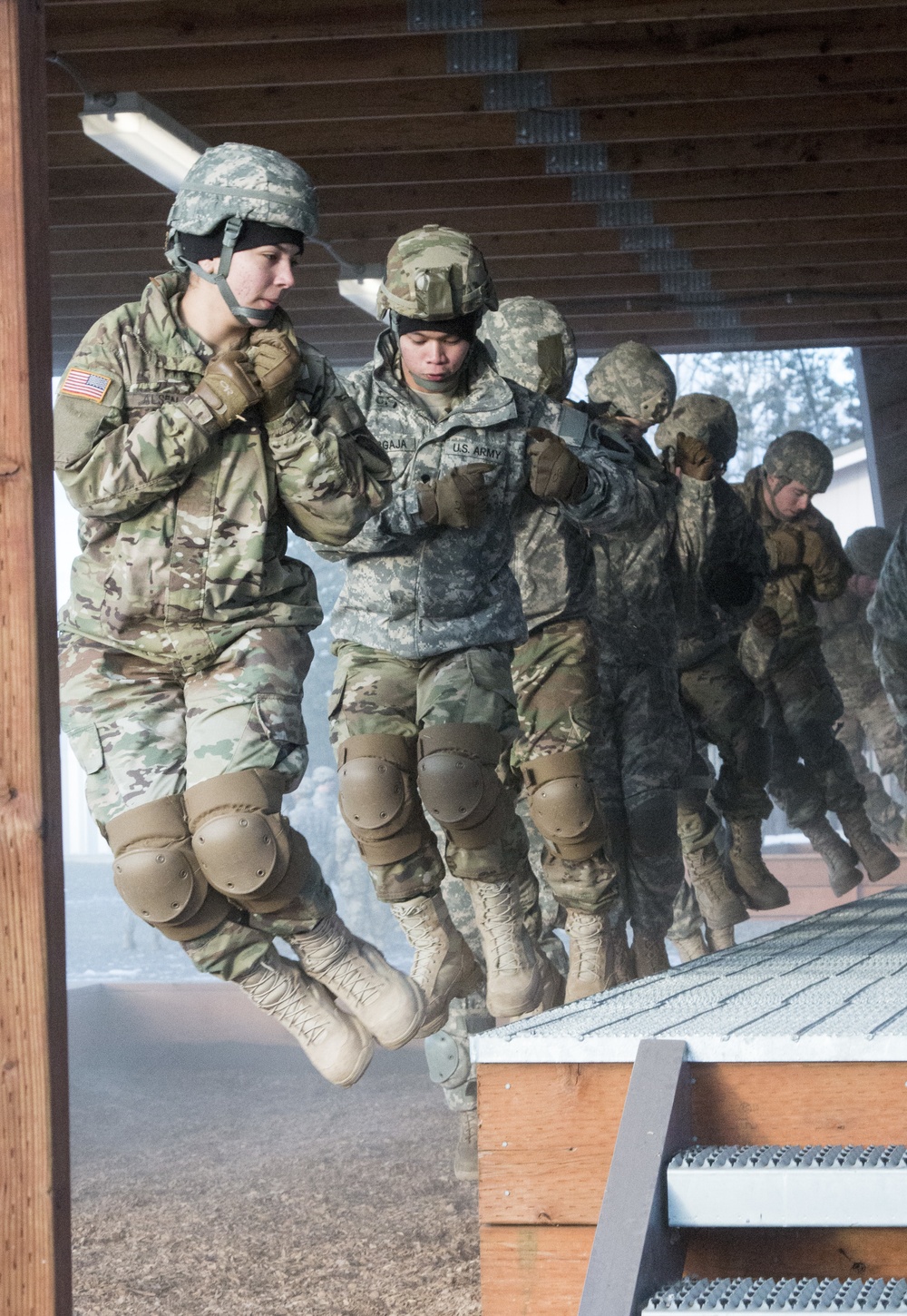 Paratroopers give back to local community