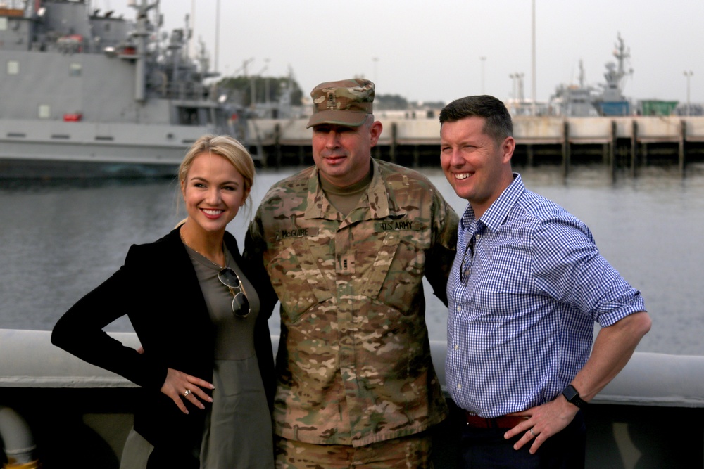 Miss American, U.S. Army Undersecretary visit deployed troops