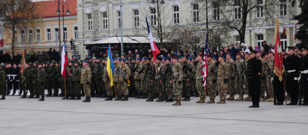 Sky Soldiers, Lithuanians, NATO allies, celebrate Lithuanian Armed Forces Day