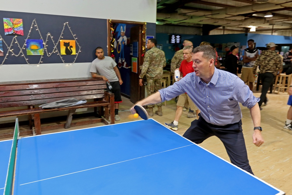 Miss America, U.S. Army Undersecretary visit deployed troops