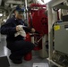 Sailors conduct routine maintenance aboard USS Zumwalt