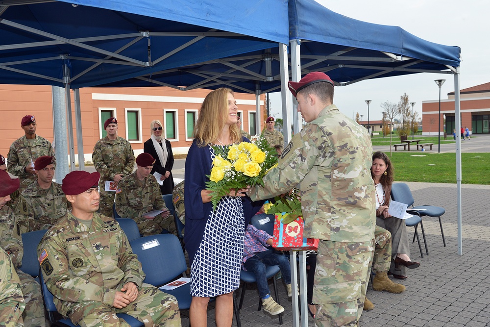 Change of Responsibility Ceremony 54th Engineer Battalion, 173rd Airborne Brigade