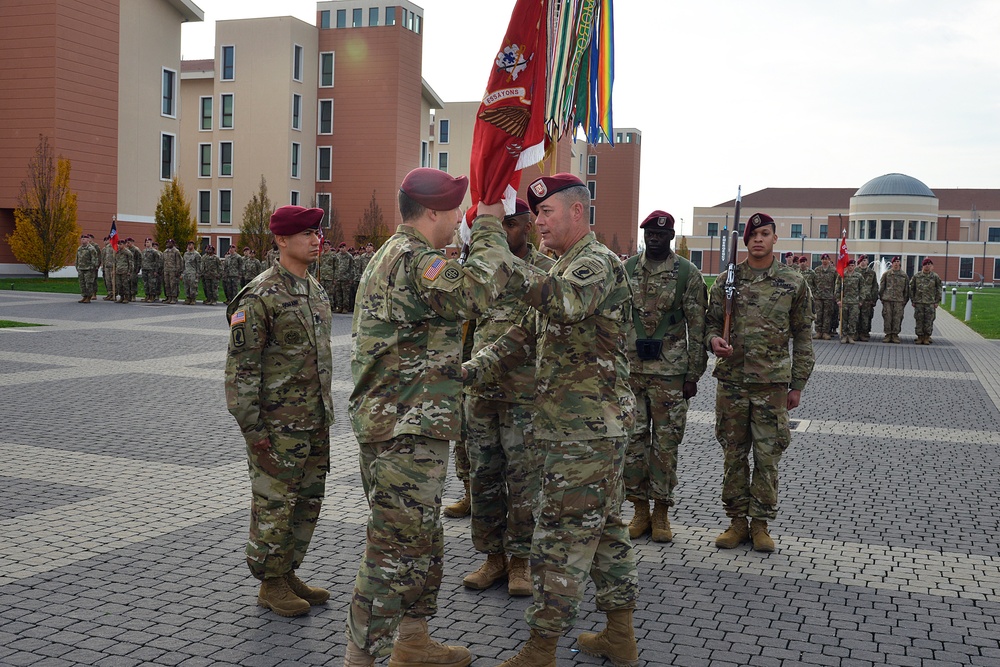 Change of Responsibility Ceremony 54th Engineer Battalion, 173rd Airborne Brigade