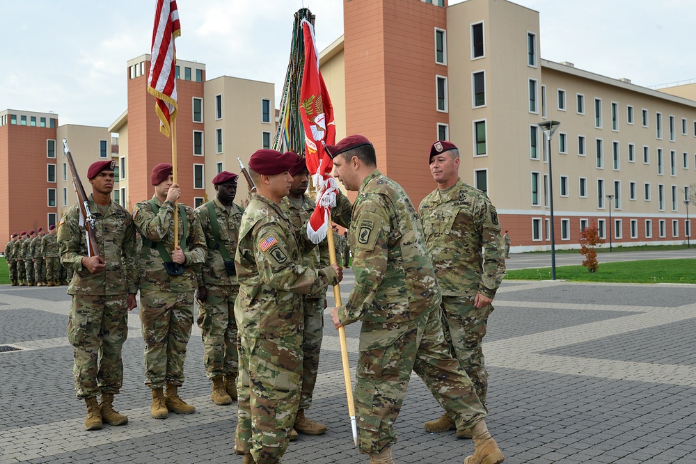 Change of Responsibility Ceremony 54th Engineer Battalion, 173rd Airborne Brigade