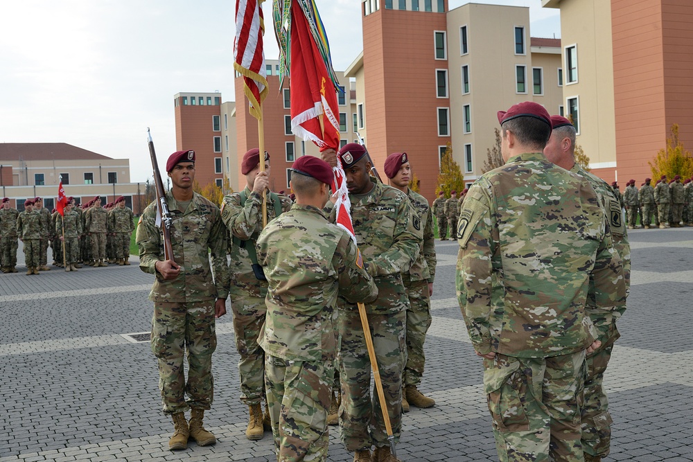 Change of Responsibility Ceremony 54th Engineer Battalion, 173rd Airborne Brigade