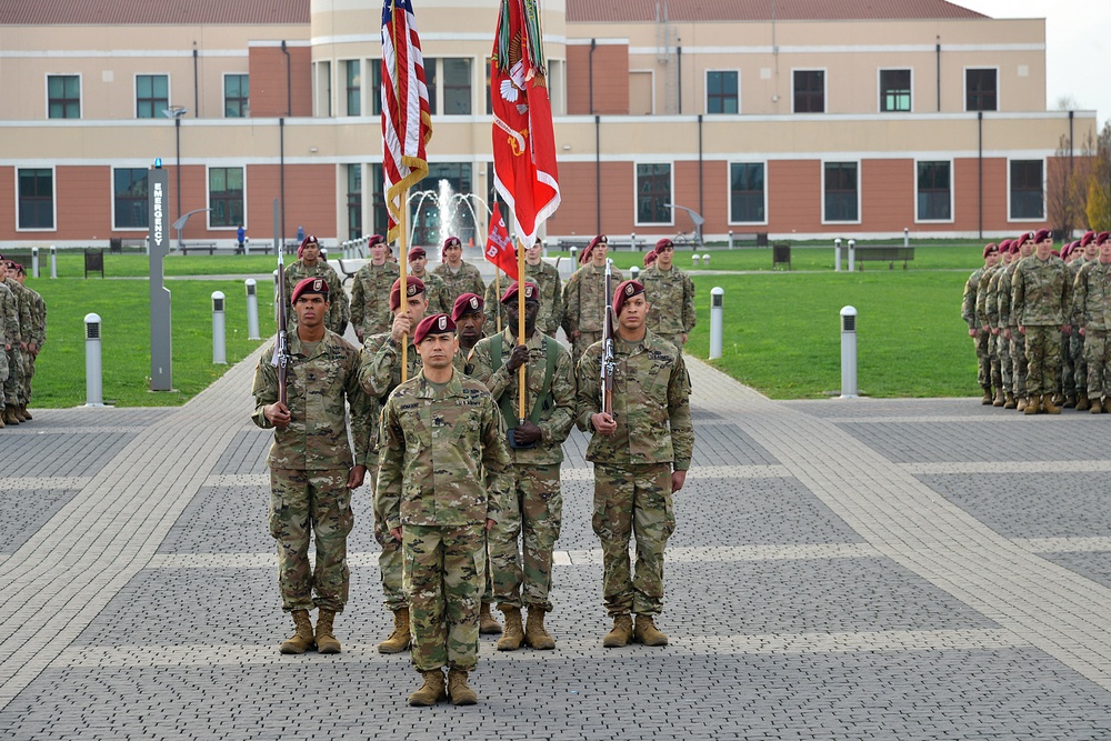 Change of Responsibility Ceremony 54th Engineer Battalion, 173rd Airborne Brigade