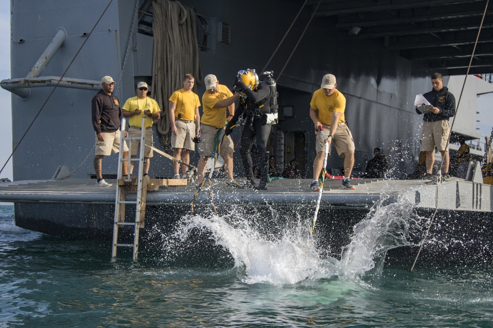 Deployed Army Divers Plunge into Operation Deep Blue