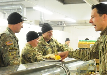 Sky Soldiers celebrate Thanksgiving in Lithuania