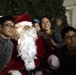 Santa visits Camp Kinser Tree Lighting Festival