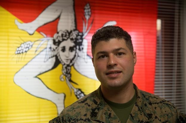 Working at home, U.S. Marine deploys to Italian hometown