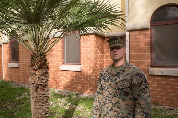 Working at home, U.S. Marine deploys to Italian hometown