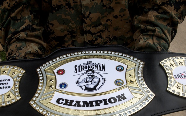 U.S. Marine wins strongman competition