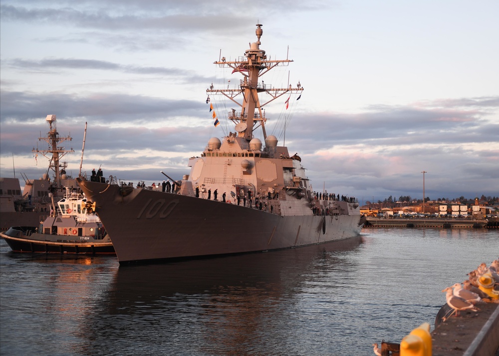 USS Kidd Homeports in NSE