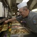 Sailors cook Thanksgiving dinner