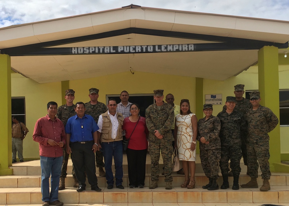 Marines with SPMAGTF-SC Celebrate Grand Opening of Puerto Lempia Hospital