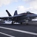 An F/A-18C Hornet lands on board USS Nimitz