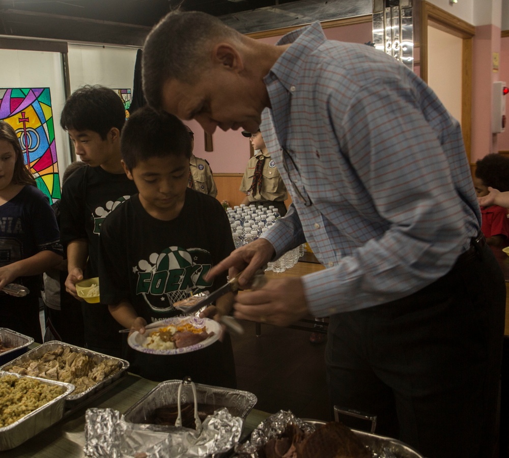 Two Fishes Project: 3d MEB Celebrates Thanksgiving with Okinawan Community
