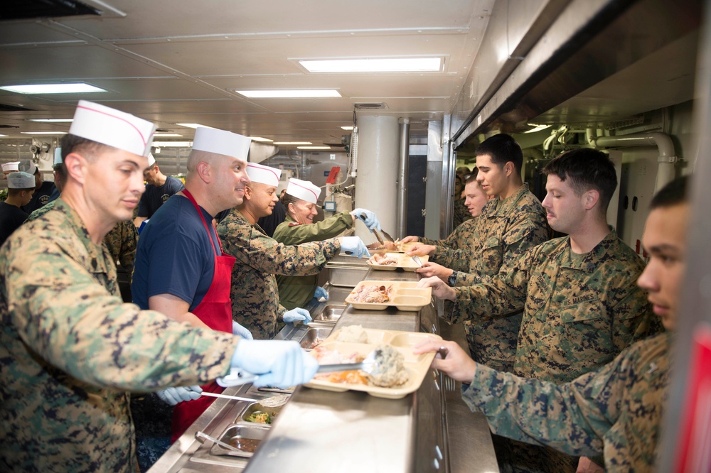 Makin Island Celebrates Thanksgiving