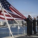 Nimitz Sailors raise Ensign over San Diego
