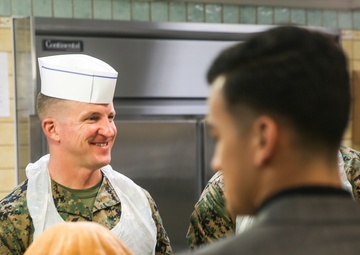 Marines celebrate Thanksgiving in Italy