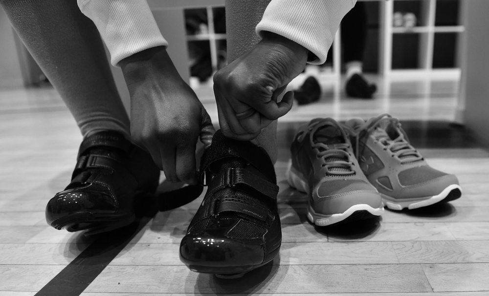 Cycling with the soul; USO hosts indoor exercise program